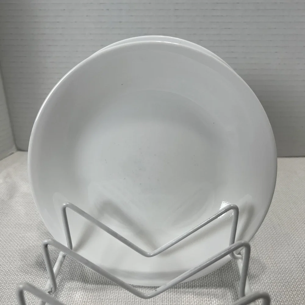 6 Corelle Winter Frost White 6 3/4